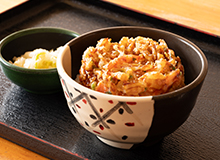 ミニかき揚げ丼